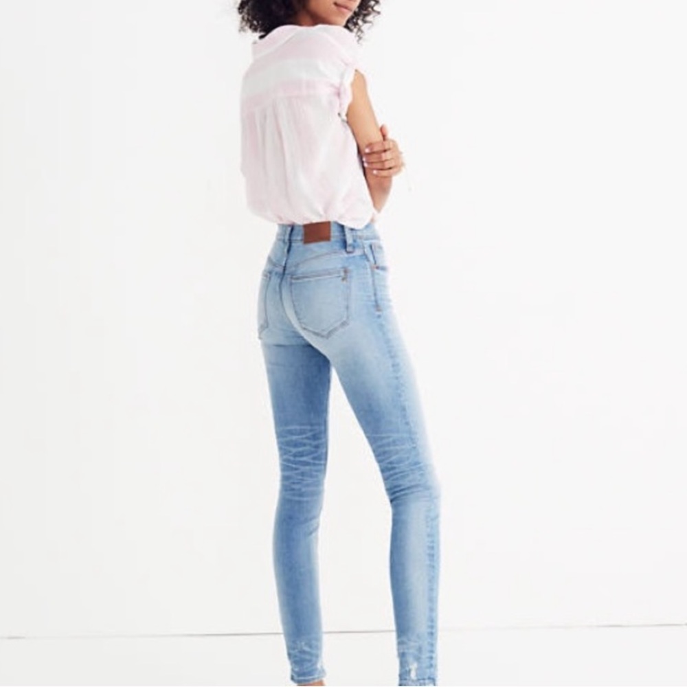 Madewell 9” High Rise Skinny jeans size 25